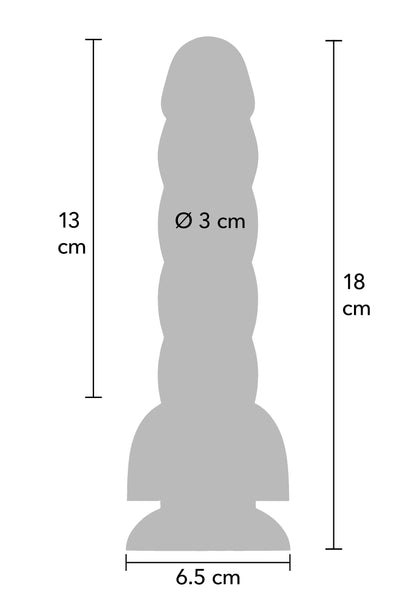 Spiral Tease Vibrating Dildo Silicone S by Playhouse Rogue