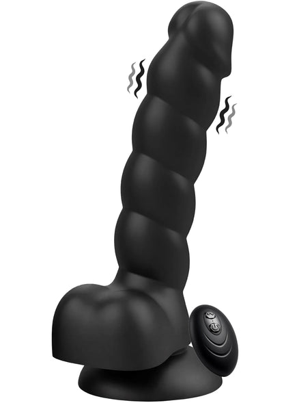 Bestel: Spiral Tease Vibrating Dildo Silicone XL by Playhouse Rogue - vibrators bij Happytoys.nl, happytoys.be, Happytoys.ae: erotische sex webshop | liever Happy dan Easy ⭐⭐⭐⭐⭐ - Default Title - 25689 - BLACK