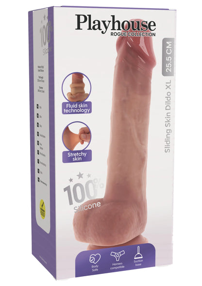 Sliding Skin Dildo Silicone XL by Playhouse Rogue