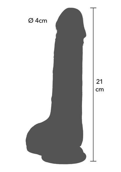 Sliding Skin Vibrating Dildo Silicone L by Playhouse Rogue