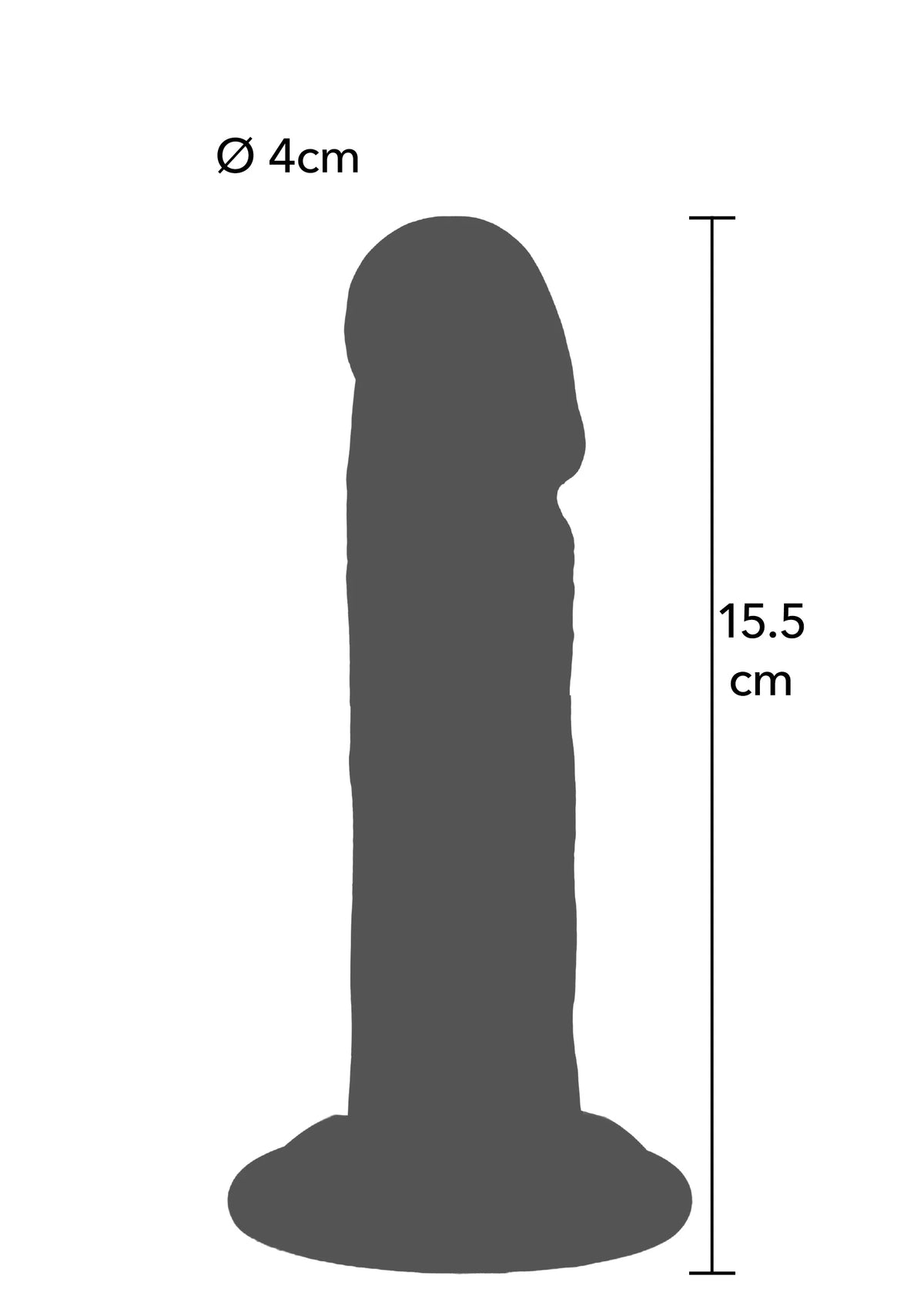 Sliding Skin Dong Silicone M by Playhouse Rogue