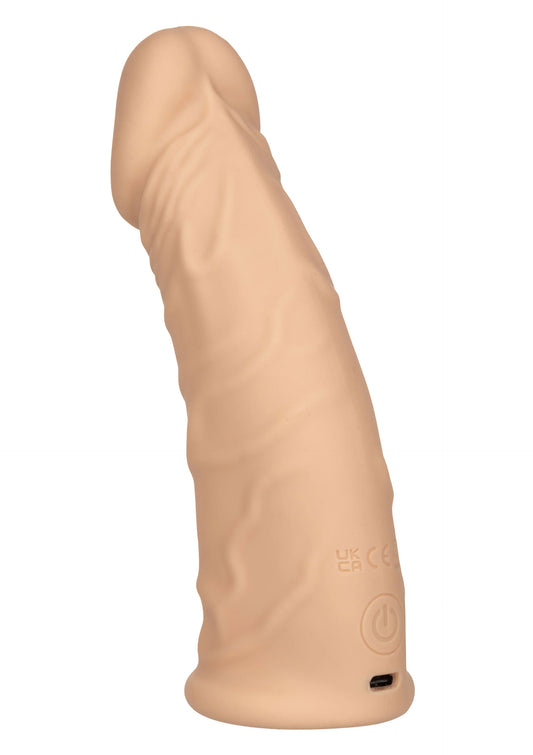 Beste vandaag nog: Vibrating Extension 7 Inch 17.25cm - bij Happytoys Sexshop: online sex shop for Feeling Happy & Easy 😊 - Default Title - 27629 - CARAMEL
