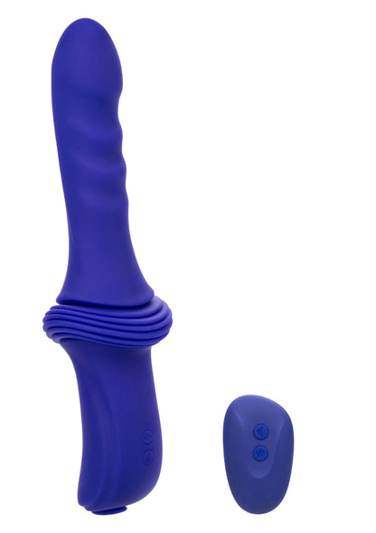 Bestel: Sex Machine Ridged Thruster Purple by CalExotics - bij Happytoys: de erotische sex webshop | liever Happy dan Easy ⭐⭐⭐⭐⭐ - Default Title - 27651 - PURPLE
