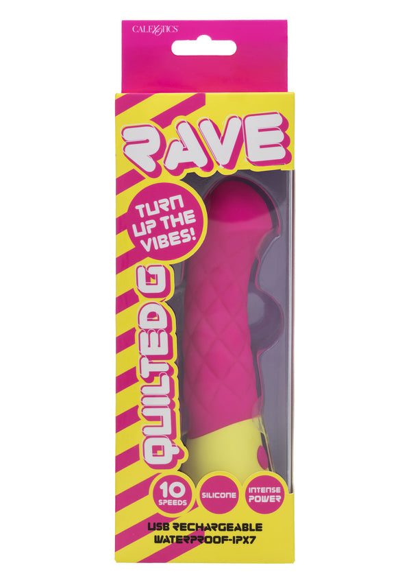 Quilted G Vibrator by CalExotics Rave