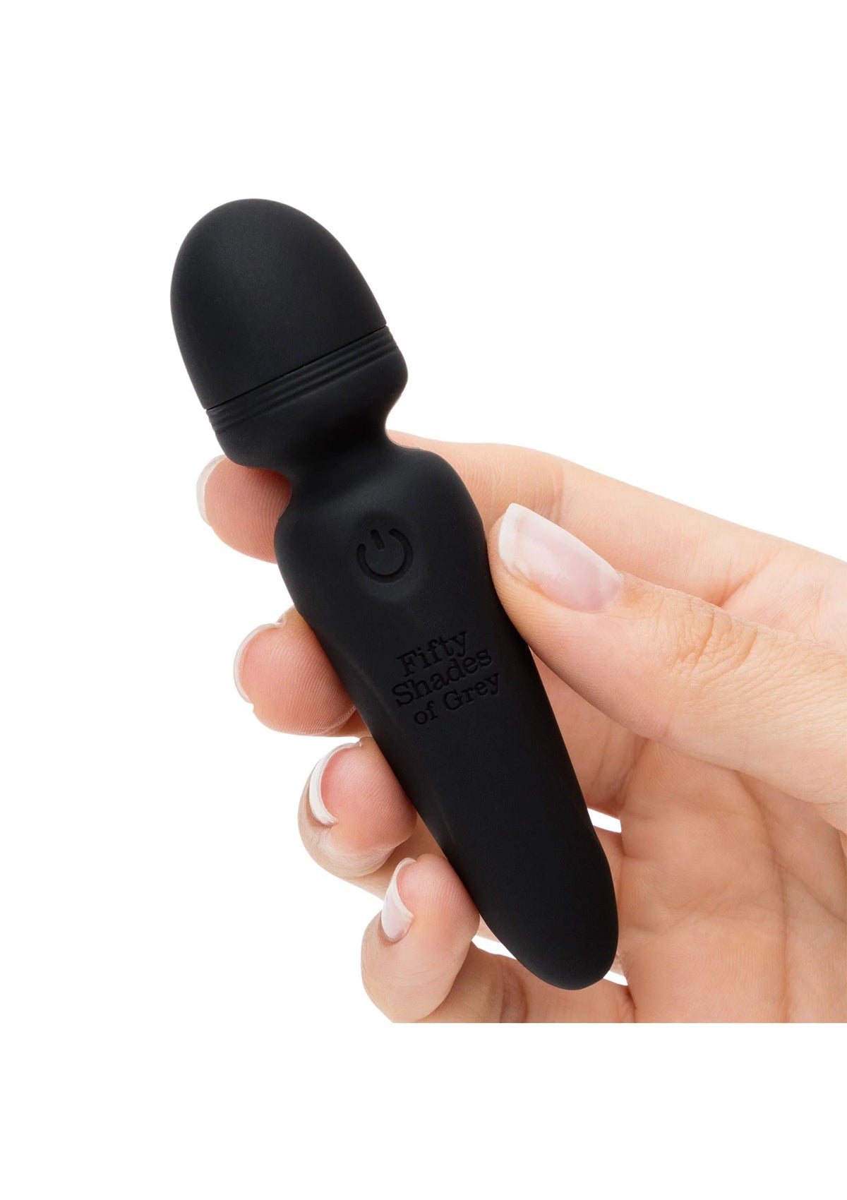 Bestel: Sensation Rechargeable Mini Wand Vibrator Fifty Shades of Grey - bij Happytoys: de erotische sex webshop | liever Happy dan Easy ⭐⭐⭐⭐⭐