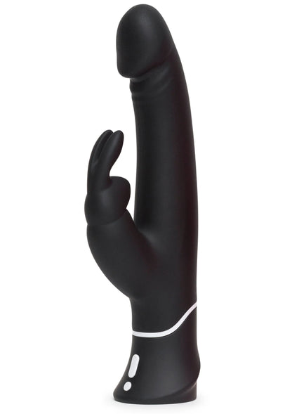 Bestel: Realistic Rabbit Vibrator by Happy Rabbit - bij Happytoys: de erotische sex webshop | liever Happy dan Easy ⭐⭐⭐⭐⭐ - Default Title - 29157 - BLACK