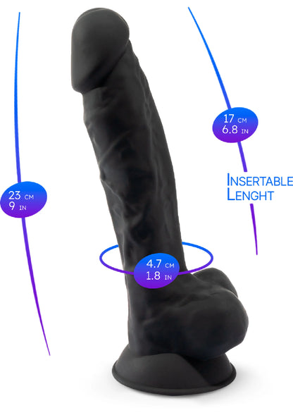 Bestel: Dildo Model 9 inch by Silex - bij Happytoys: de erotische sex webshop | liever Happy dan Easy ⭐⭐⭐⭐⭐