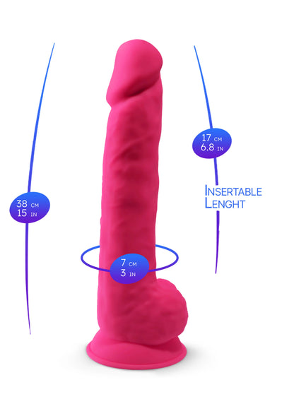 Bestel: Dildo Model 15 inch by Silex - D The Original - bij Happytoys: de erotische sex webshop | liever Happy dan Easy ⭐⭐⭐⭐⭐