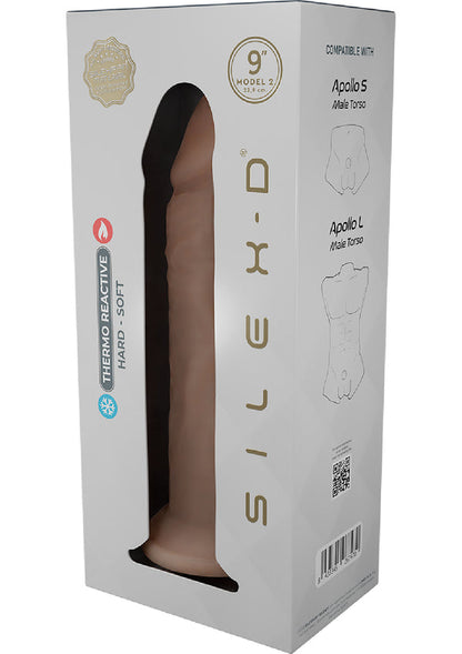 Silicone Dong Model 9 inch by Silex-D Apollo Series