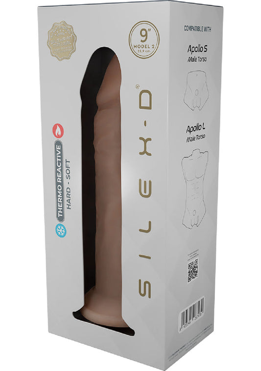 Silicone Dong Model 9 inch by Silex-D Apollo Series