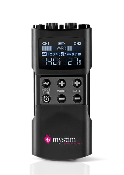 Bestel: Tension Lover 2 Rechargeable Electro Stimulator by MyStim - bij Happytoys: de erotische sex webshop | liever Happy dan Easy ⭐⭐⭐⭐⭐ - Default Title - 33502 - BLACK