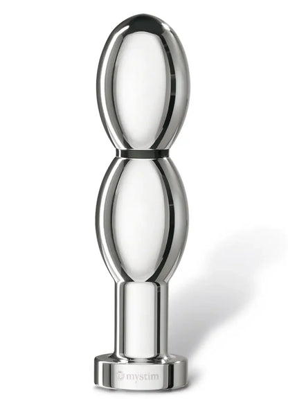 Bestel: Oh - Thello Oval Plug by MyStim - bij Happytoys: de erotische sex webshop | liever Happy dan Easy ⭐⭐⭐⭐⭐ - Default Title - 33519 - SILVER
