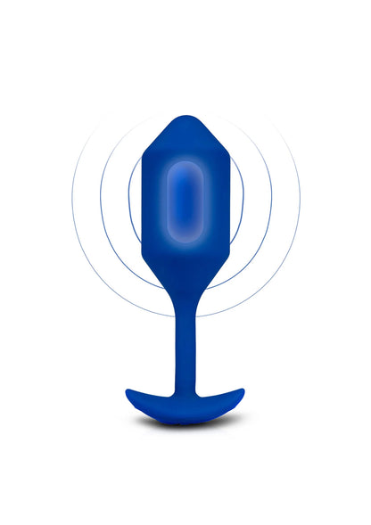 Bestel: Vibrating Snug Plug 4 by B - Vibe - bij Happytoys: de erotische sex webshop | liever Happy dan Easy ⭐⭐⭐⭐⭐ - Default Title - 35433 - BLUE
