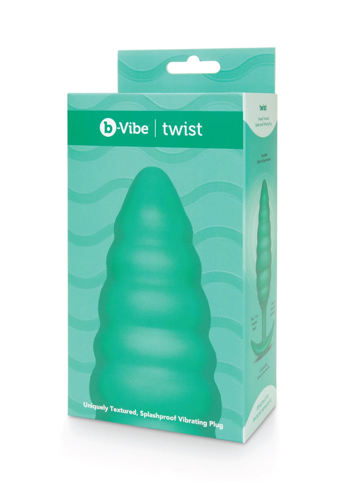Bestel: Twist Texture Plug by B - Vibe - bij Happytoys: de erotische sex webshop | liever Happy dan Easy ⭐⭐⭐⭐⭐