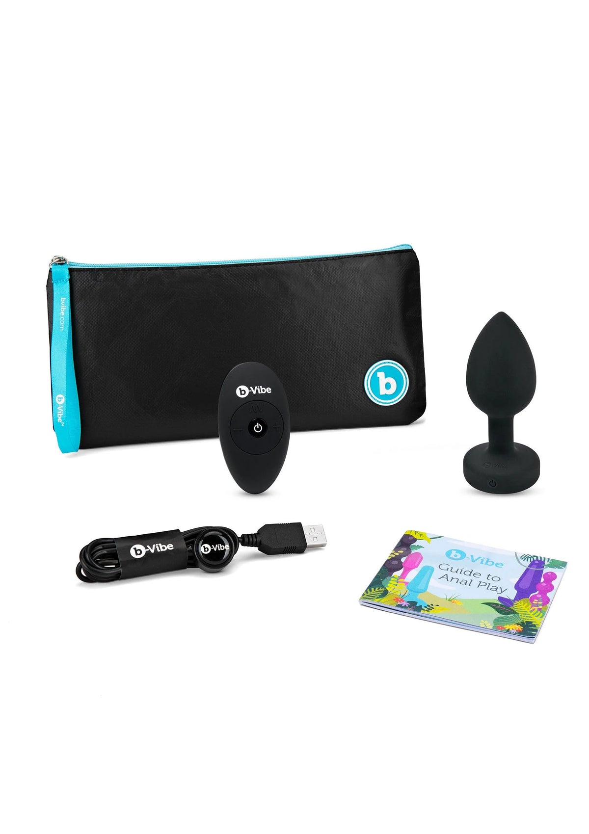 Bestel: Vibrating Jewel Plug M/L by B - Vibe - bij Happytoys: de erotische sex webshop | liever Happy dan Easy ⭐⭐⭐⭐⭐