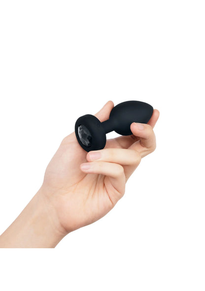 Bestel: Vibrating Jewel Plug M/L by B - Vibe - bij Happytoys: de erotische sex webshop | liever Happy dan Easy ⭐⭐⭐⭐⭐