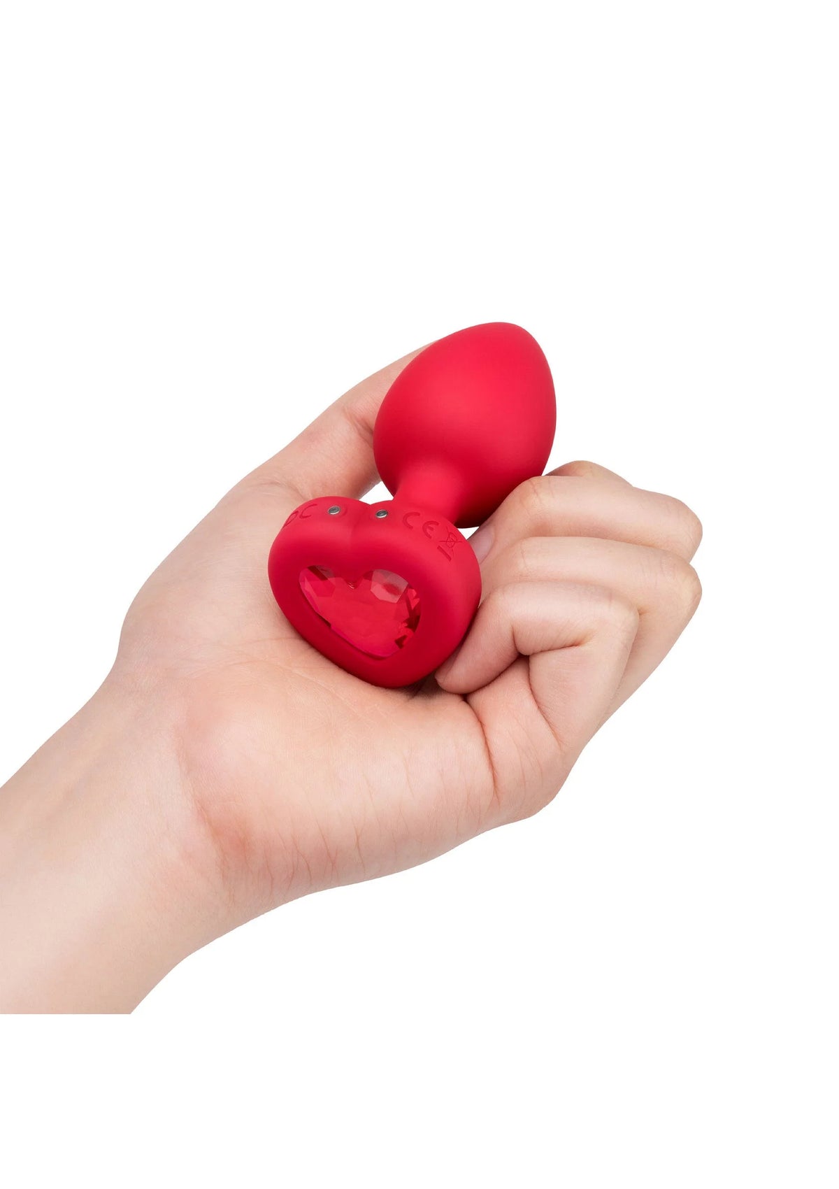 Bestel: Vibrating Heart Plug M/L by B - Vibe - bij Happytoys: de erotische sex webshop | liever Happy dan Easy ⭐⭐⭐⭐⭐