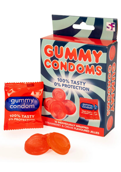 Bestel: Gummy Condoms Candy by Spencer & Fleetwood - bij Happytoys: de erotische sex webshop | liever Happy dan Easy ⭐⭐⭐⭐⭐ - Default Title - 37045 - RED