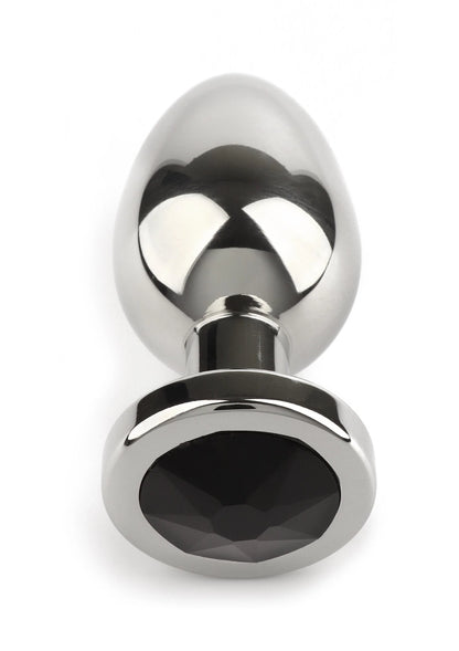 Bestel: Mr. Steel Jewled Butt Plug Small (Blue) - bij Happytoys: de erotische sex webshop | liever Happy dan Easy ⭐⭐⭐⭐⭐