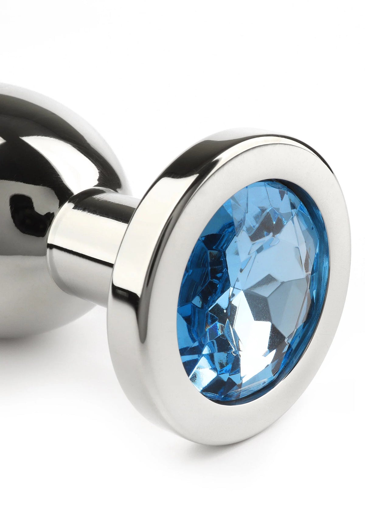 Bestel: Mr. Steel Jewled Butt Plug Large (Black) - bij Happytoys: de erotische sex webshop | liever Happy dan Easy ⭐⭐⭐⭐⭐