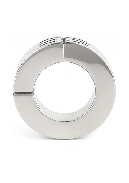 Bestel: Hinged Magnetic Cockring 40mm by Mr. Steel - bij Happytoys: de erotische sex webshop | liever Happy dan Easy ⭐⭐⭐⭐⭐