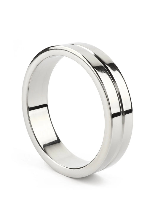 Bestel: Single Grooved C - Ring 55mm - bij Happytoys: de erotische sex webshop | liever Happy dan Easy ⭐⭐⭐⭐⭐ - Default Title - 38228 - SILVER