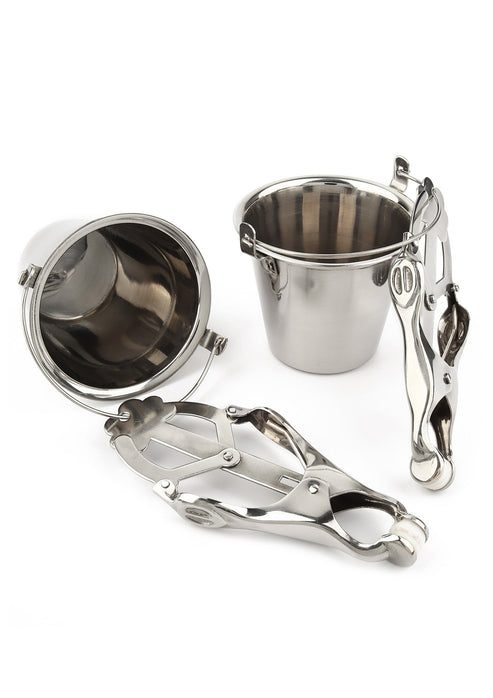 Nipple Clamps with Buckets by Mr. Steel