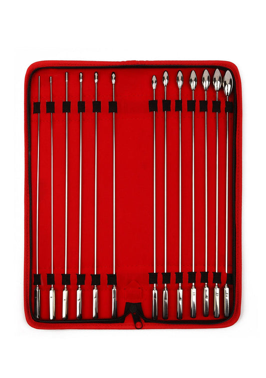 Rosebud Urethral Sounds 13 pcs dillators by Mr. Steel