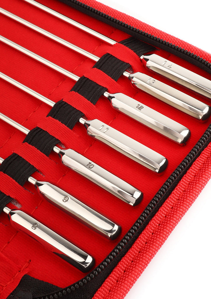 Bestel: Rosebud Urethral Sounds 13 pcs dillators by Mr. Steel - bij Happytoys.nl, happytoys.be, Happytoys.ae: erotische sex webshop | liever Happy dan Easy ⭐⭐⭐⭐⭐