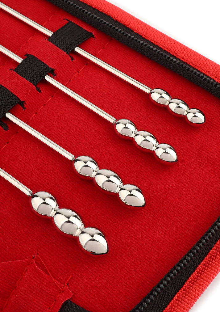 Rosebud Urethral Dillators Sounds 8 pcs by Mr. Steel