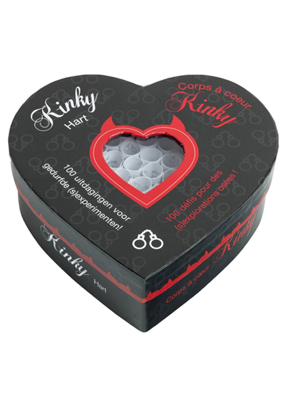 Bestel: Hart/Coeur Kinky NL/FR - bij Happytoys.nl, happytoys.be, Happytoys.ae: erotische sex webshop | liever Happy dan Easy ⭐⭐⭐⭐⭐