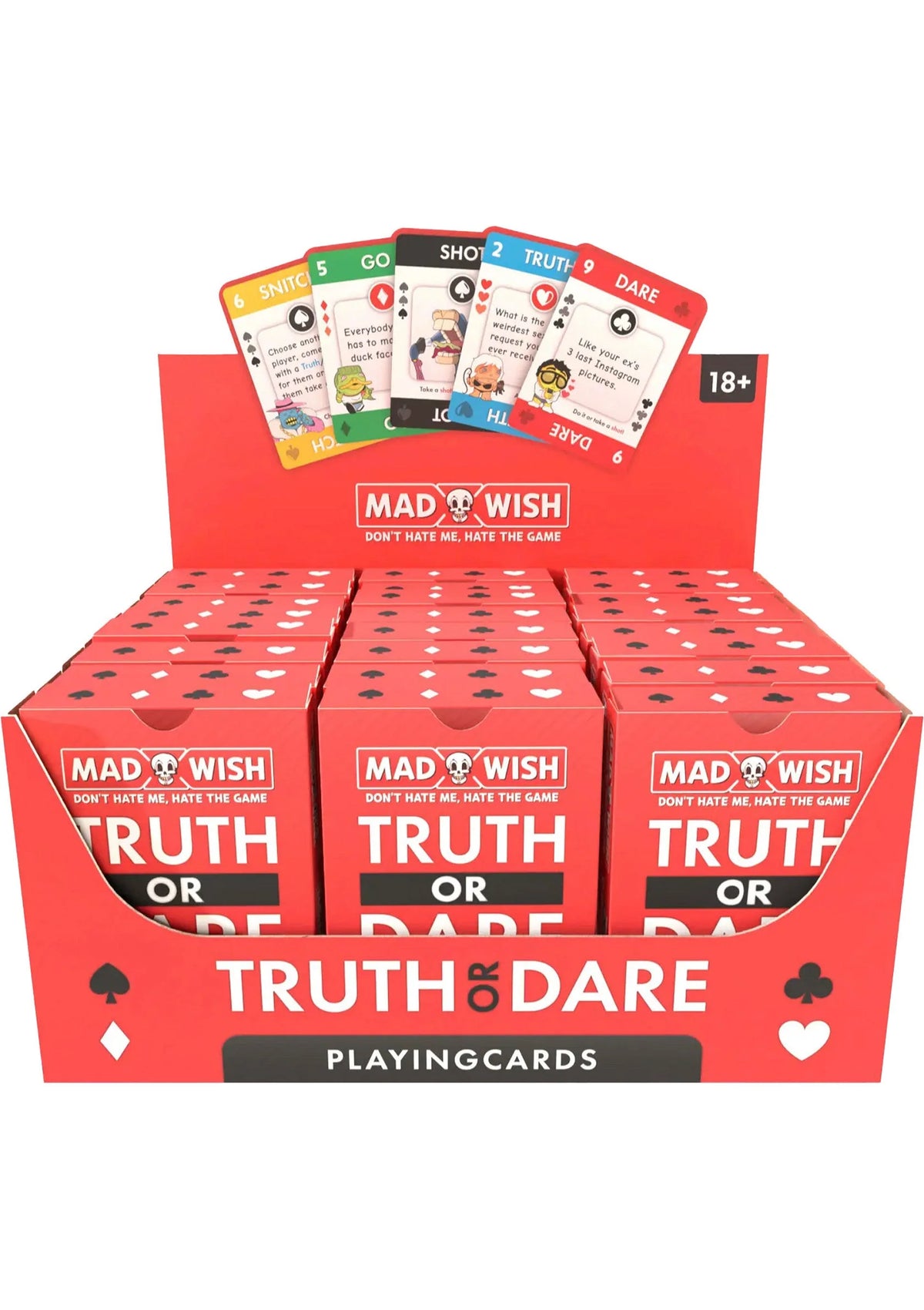 Bestel: MadWish Playing Cards 24 pcs ENG/DE - bij Happytoys: de erotische sex webshop | liever Happy dan Easy ⭐⭐⭐⭐⭐