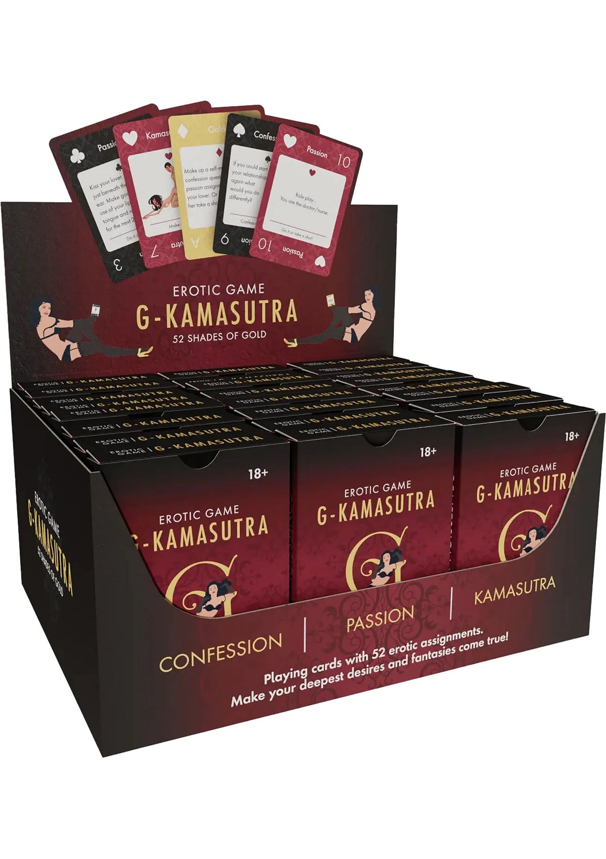 Bestel: G Kamasutra cards 24 pcs ENG/FR/DE - bij Happytoys: de erotische sex webshop | liever Happy dan Easy ⭐⭐⭐⭐⭐ - Default Title - 38601 - ENGLISH