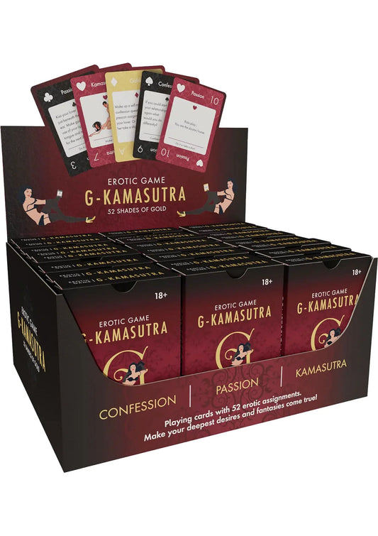 Bestel: G Kamasutra cards 24 pcs ENG/FR/DE - bij Happytoys: de erotische sex webshop | liever Happy dan Easy ⭐⭐⭐⭐⭐ - Default Title - 38601 - ENGLISH