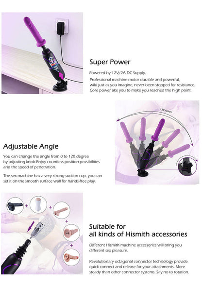 Bestel: Premium Travel FuckMachine 2.0 by HiSmith - bij Happytoys: de erotische sex webshop | liever Happy dan Easy ⭐⭐⭐⭐⭐