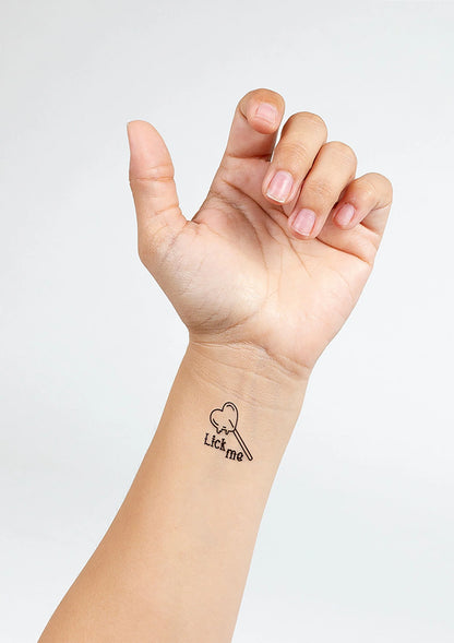 Bestel: Candy Chic Temporary Tattoo - bij Happytoys: de erotische sex webshop | liever Happy dan Easy ⭐⭐⭐⭐⭐