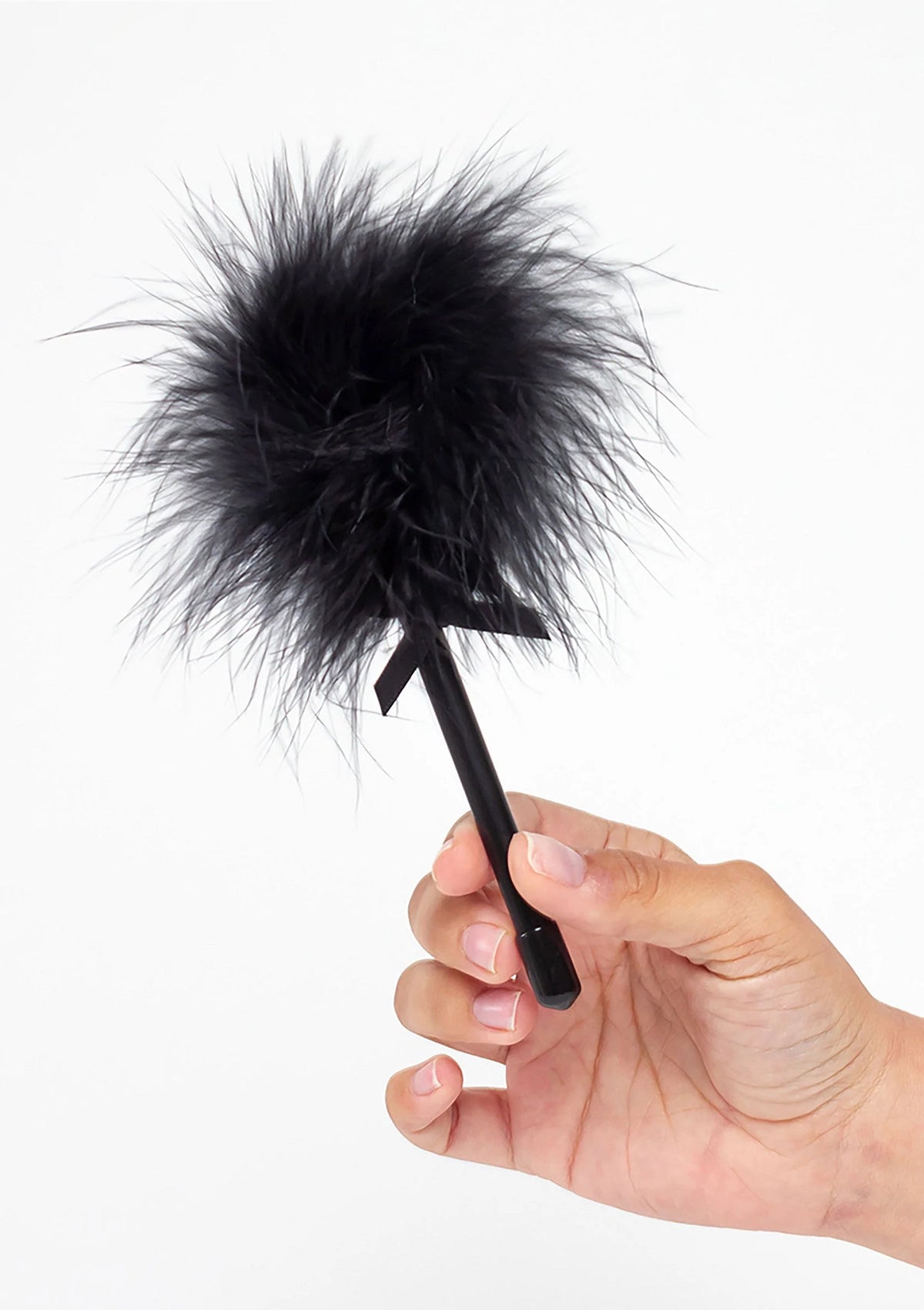 Bestel: Feather Tickler - bij Happytoys.nl, happytoys.be, Happytoys.ae: erotische sex webshop | liever Happy dan Easy ⭐⭐⭐⭐⭐ - Default Title - 44328 - BLACK