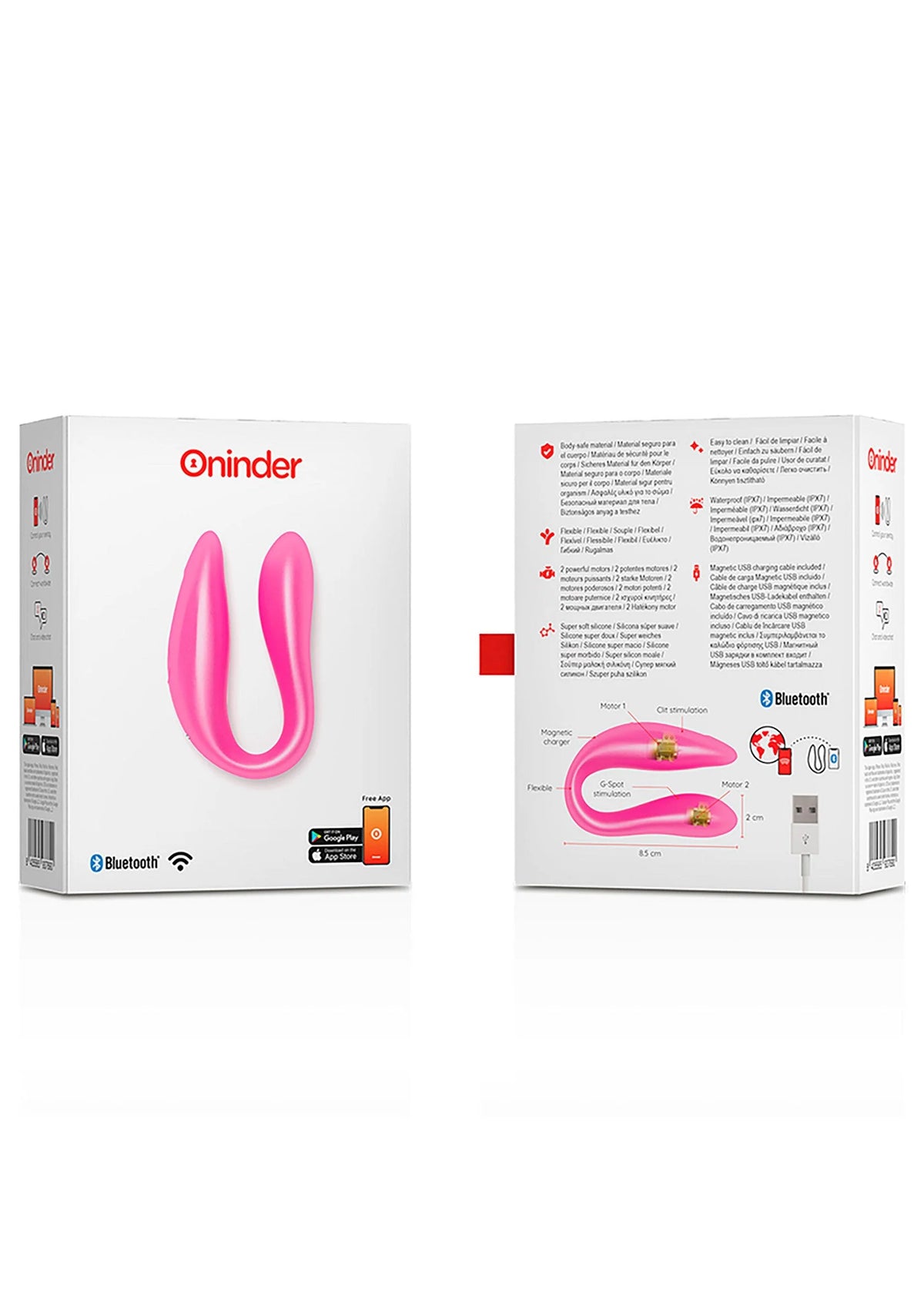 Bestel: Lisboa Double Pleasure + App by Oninder - bij Happytoys: de erotische sex webshop | liever Happy dan Easy ⭐⭐⭐⭐⭐