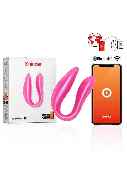 Bestel: Lisboa Double Pleasure + App by Oninder - bij Happytoys.nl, happytoys.be, Happytoys.ae: erotische sex webshop | liever Happy dan Easy ⭐⭐⭐⭐⭐ - Roze - 54901 - PINK