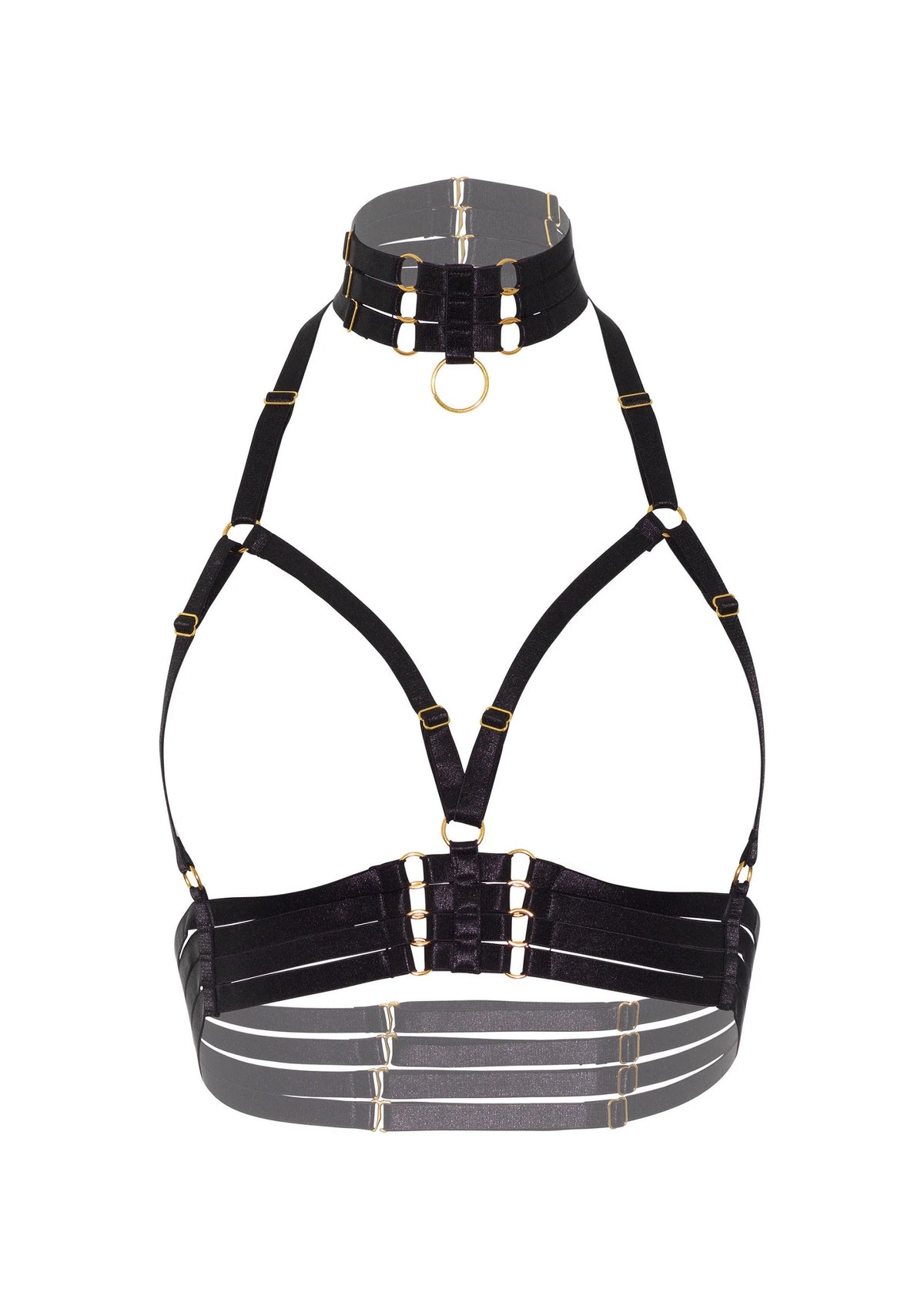 Bestel: Open Cup Bra Plus O - Ring Collar by Kinky Diva - bij Happytoys: de erotische sex webshop | liever Happy dan Easy ⭐⭐⭐⭐⭐