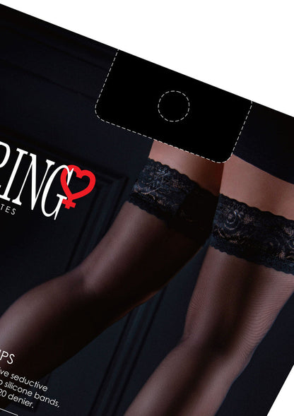 Satin Touch Stay Ups 20 Denier Stockings by Daring Intimates