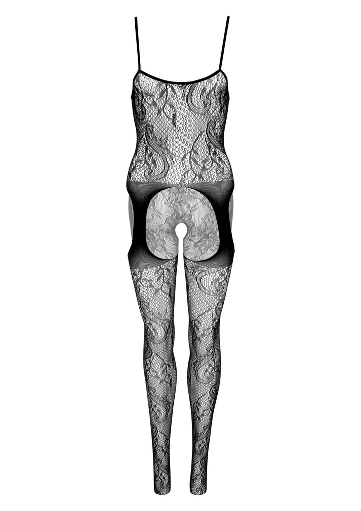 Floral Suspender Bodystocking by Daring Intimates