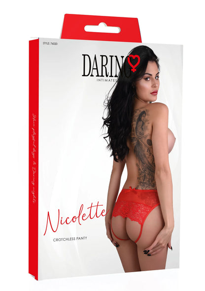 Bestel: Nicolette crotchless panty by Daring Intimates - bij Happytoys: de erotische sex webshop | liever Happy dan Easy ⭐⭐⭐⭐⭐