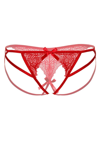 Bestel: Naomi strappy crotchless tanga - bij Happytoys: de erotische sex webshop | liever Happy dan Easy ⭐⭐⭐⭐⭐
