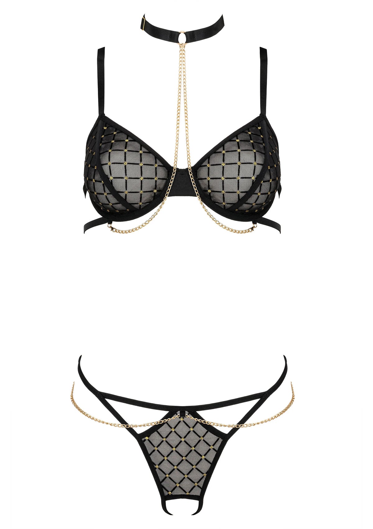 Bestel: 2 Pcs Set TP101 S/M lingerie by Kotek - bij Happytoys: de erotische sex webshop | liever Happy dan Easy ⭐⭐⭐⭐⭐