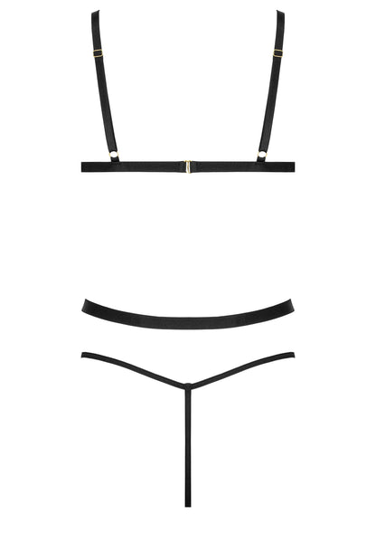 Bestel: Lingerie Body BD108 by Kotek - bij Happytoys: de erotische sex webshop | liever Happy dan Easy ⭐⭐⭐⭐⭐ - Zwart - L/XL - 79901 - BLACK - L/XL