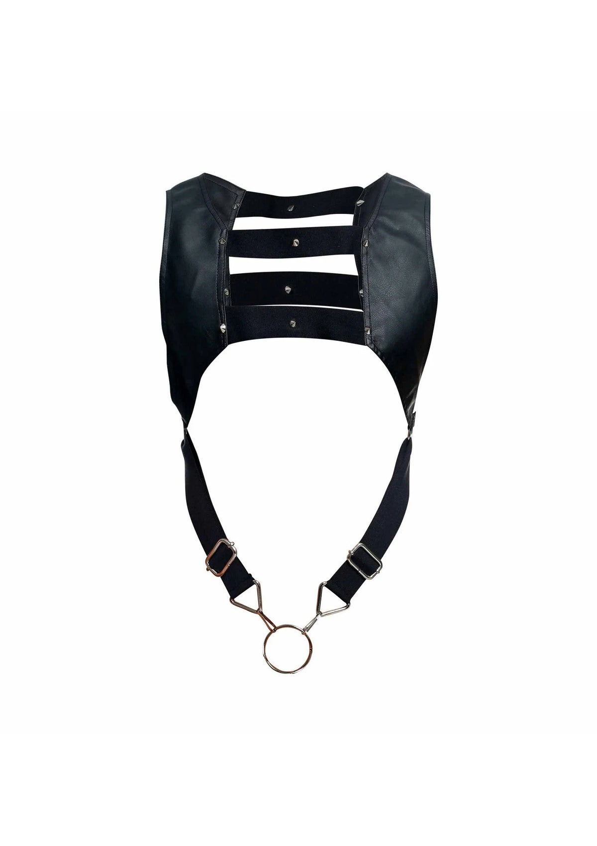 Bestel: DNGEON Top Cockring Harness - bij Happytoys: de erotische sex webshop | liever Happy dan Easy ⭐⭐⭐⭐⭐