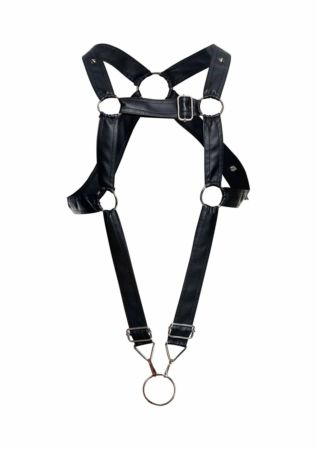 Bestel: DNGEON Cross Cockring Harness - bij Happytoys.nl, happytoys.be, Happytoys.ae: erotische sex webshop | liever Happy dan Easy ⭐⭐⭐⭐⭐