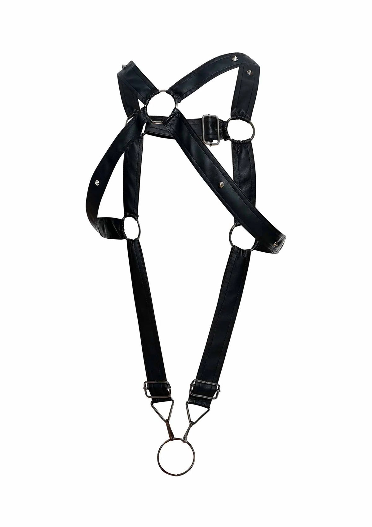 Bestel: DNGEON Cross Cockring Harness - bij Happytoys.nl, happytoys.be, Happytoys.ae: erotische sex webshop | liever Happy dan Easy ⭐⭐⭐⭐⭐