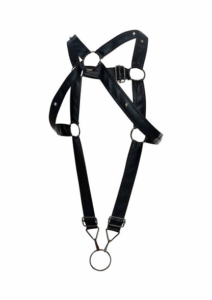 Bestel: DNGEON Cross Cockring Harness - bij Happytoys.nl, happytoys.be, Happytoys.ae: erotische sex webshop | liever Happy dan Easy ⭐⭐⭐⭐⭐